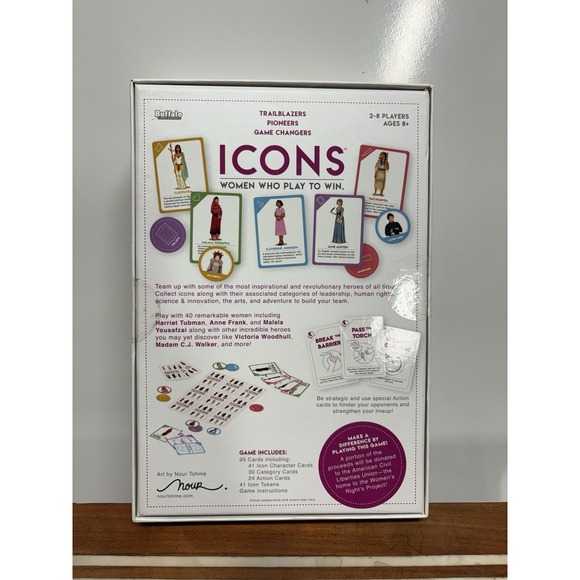 ICONS - Women Who Play To Win Board Game - Picture 2 of 2